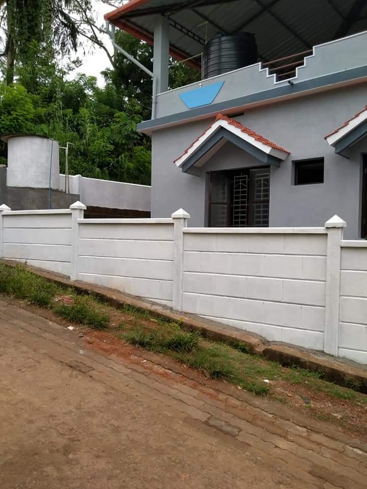 Residential walls Precast Prestressed Compound wall project for residences