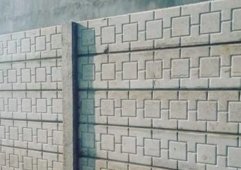 Design concrete Decorative Compound wall